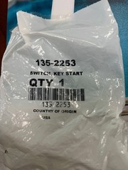 EXMARK KEY START IGNITION SWITCH 135-2253 EL10