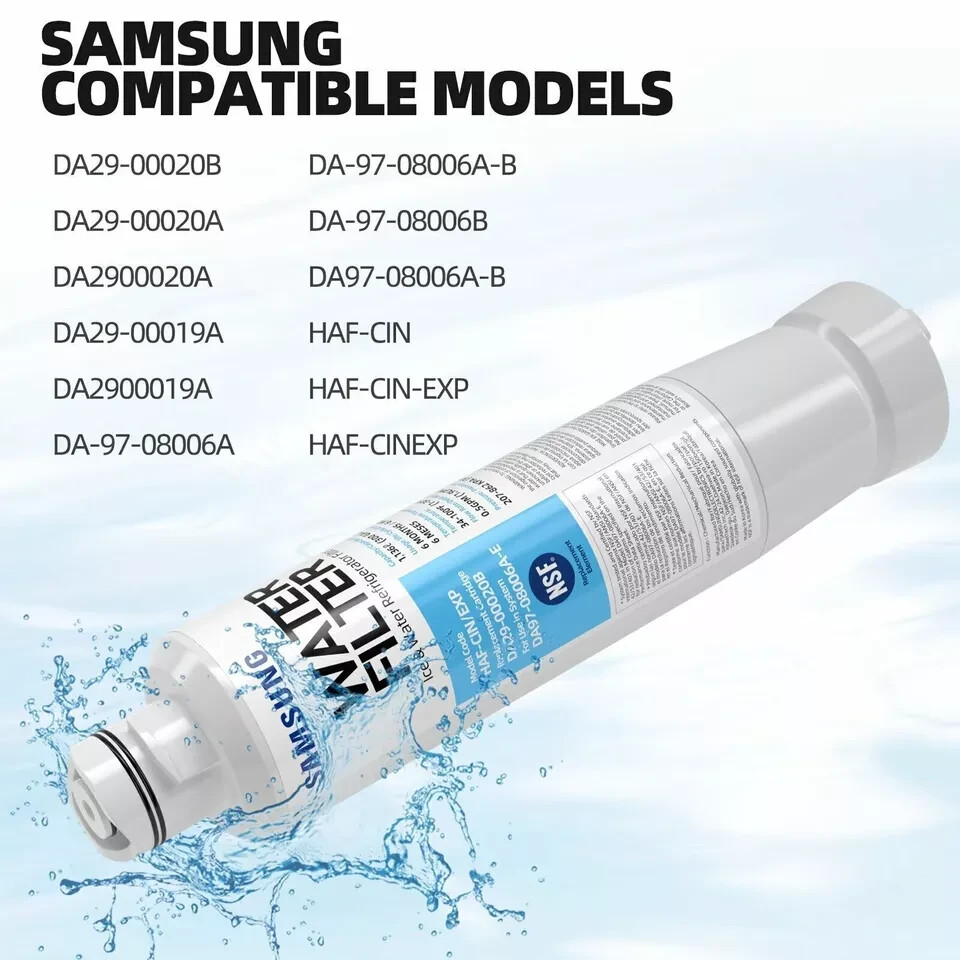 4 PACK Genuine Samsung DA29-00020B HAF-CIN/EXP Refrigerator Water Filter ,New,US gallery