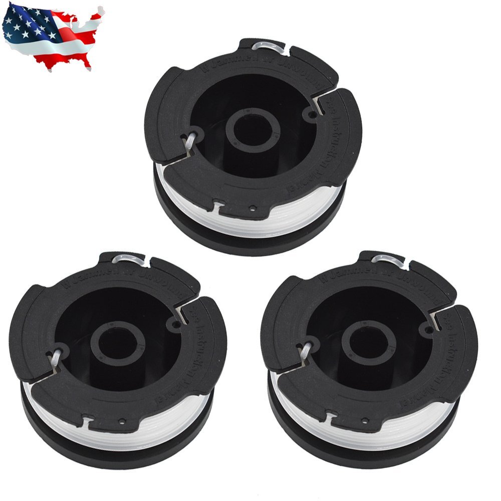 3-Pack 30ft 0 .065" For BLACK+DECKER Replacement AF-100-3ZP Trimmer Spool gallery