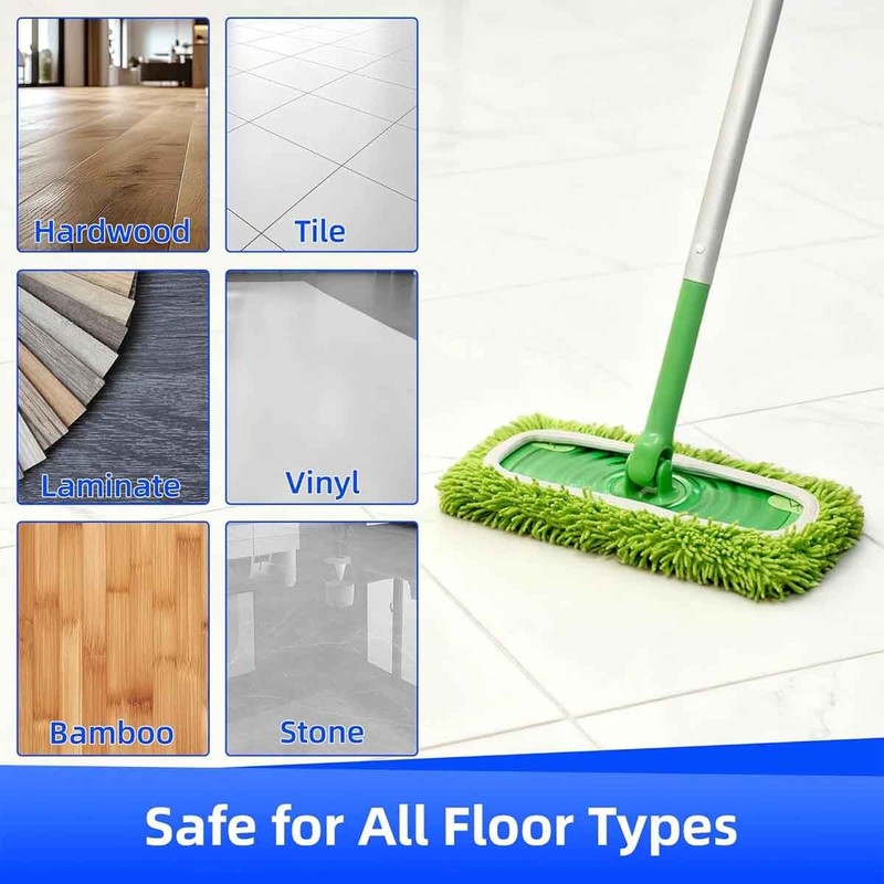 Washable Reusable Chenille Microfiber Mop Refills Floor cleaning cloth gallery