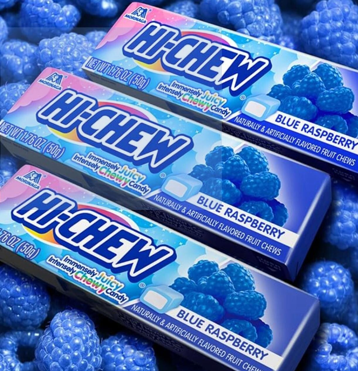 HI-CHEW Blue Raspberry, 1.76oz ea | 15 count gallery