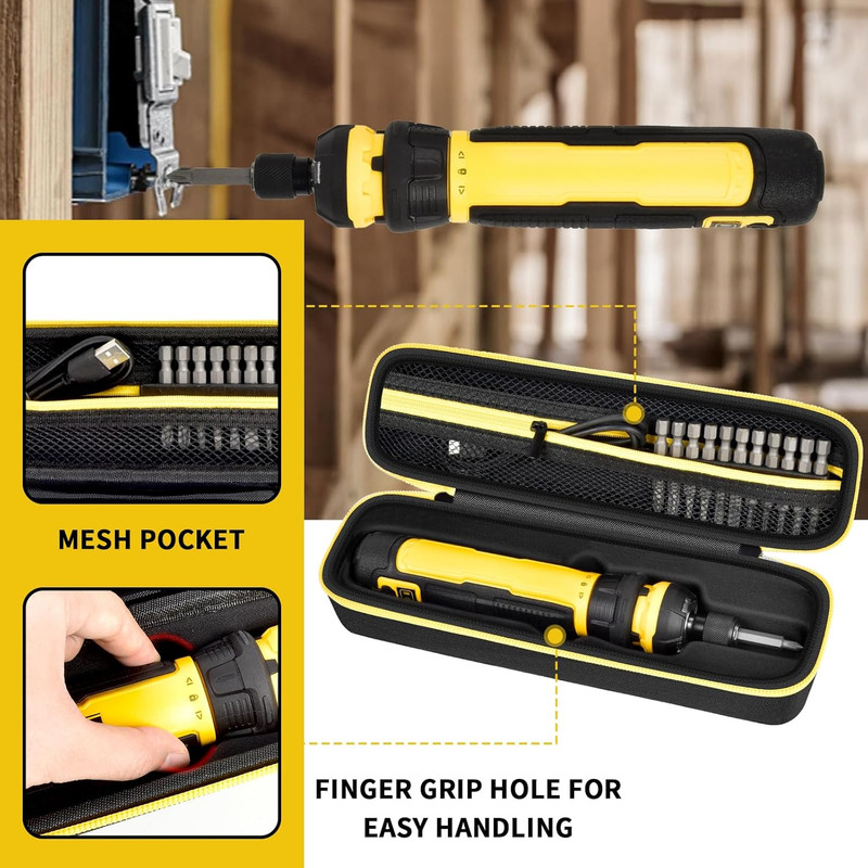 Electric Screwdriver Set Case for DEWALT Cordless Screwdriver (DWHT66719) and Sc gallery