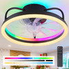 Mpayel Ceiling Fans Lights And Remote 16 Profile Ceiling Fan 3000-6000K gallery