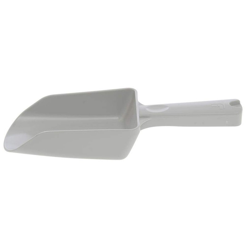 Grey PETG Plastic Replacement Scoop - 9 3/4"L x 3 1/4"W gallery