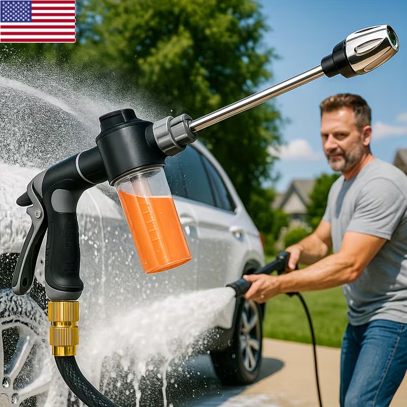 Car High Pressure Power Trigger Gun Spray Hose Nozzle Pipe Garden Hose Tool gallery