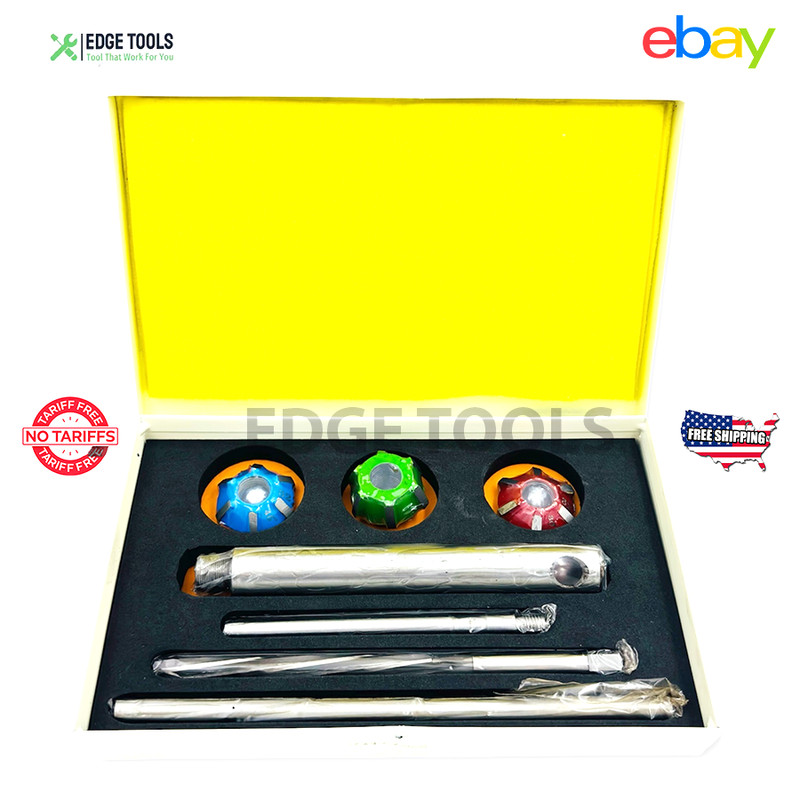 Briggs Small Gasoline Engine Valve Seat Cutter Set Carbide Tipped - New 3 USA gallery