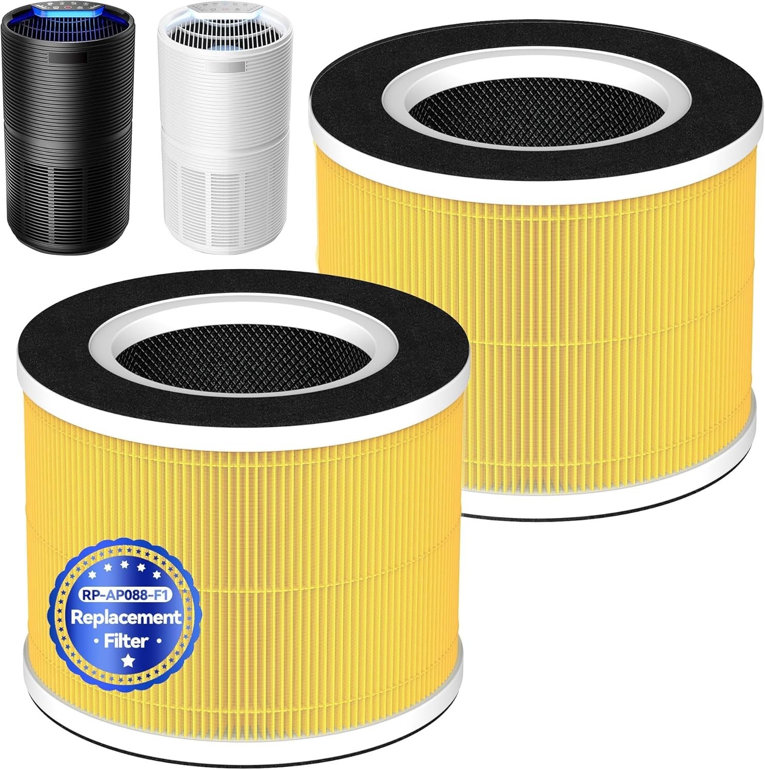 RENPHO RP-AP088 HEPA Filter Replacement 5-Stage Pet Care 2-Pack gallery