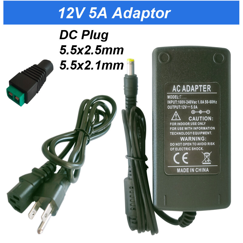 Switch Power Supply Transformer AC 110V To DC 12V 5A Adapter For LED Strip gallery