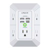 Wall Charger Surge Protector QINLIANF 5 Outlet Extender with 4 USB Charging gallery