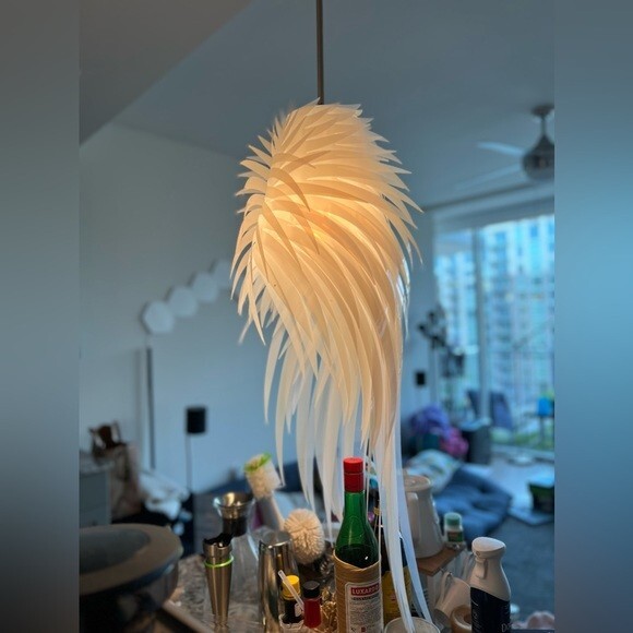 Icarus Light Feather Suspended light New April Sale gallery