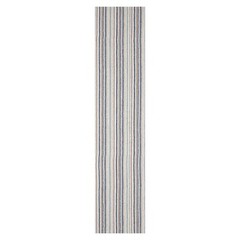 Multi Sizes Runners Ivory Hand Tufted Striped New Zealand Wool Runnersonly