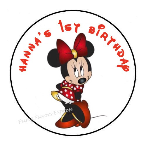 MOUSE PERSONALIZED CUSTOM NAME AGE SEALS LABELS STICKERS PARTY FAVORS gallery