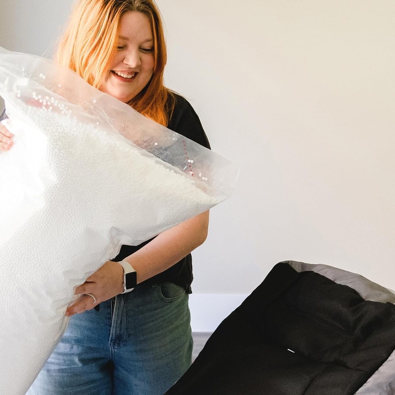 Polystyrene Beans 100L Refill for Bean Bags Crafts Filling Material gallery