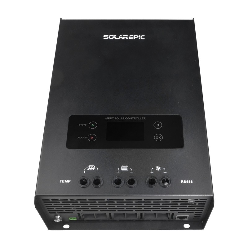 100A MPPT Solar Controller 12V/24V/36V/48V Solar Charger 250V & Bluetooth BT-02 gallery