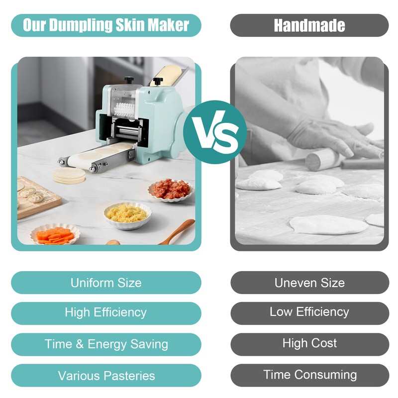 40pcs/Min Commercial Auto Dumpling Skin Machine Wrapper Maker Ravioli 3.15” Mold gallery