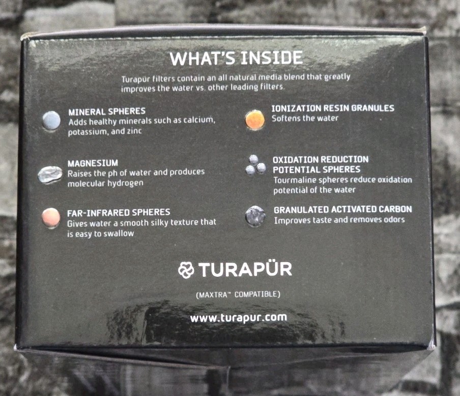 Turapür Hydrogen Water Filter 3 Pack Brita Maxtra Compatible - New In Box gallery