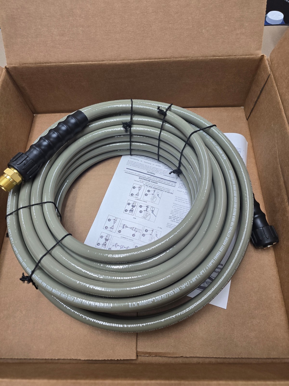 40226 Simpson MorFlex 5/16" - 50 ft 3700 PSI Hose with Dual M22 Twist Connection gallery