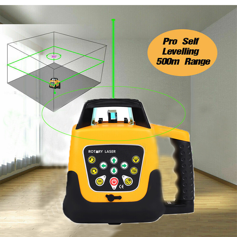 Self Leveling Laser Level Kit Green Beam 360 Rotary Rotating +Tripod+ Caliper US gallery