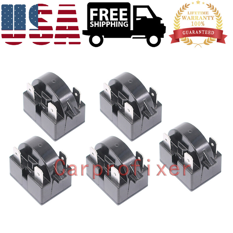 QP2-4.7 5X Start Relay 4.7Ohm 3Pin FITS PTC Frgidaire Maytag Haier Igloo Vissani gallery