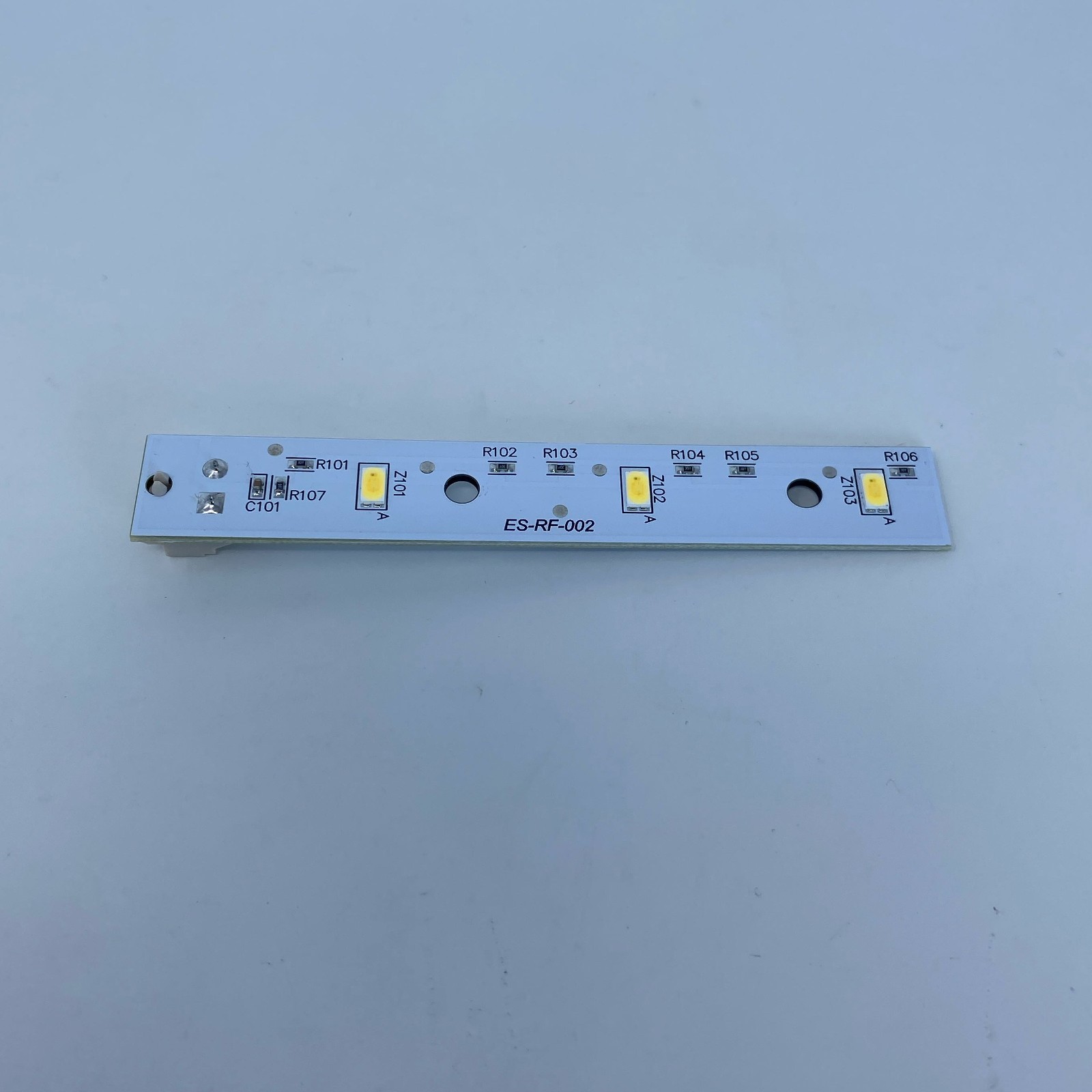 GE WR55X26671 Refrigerator LED Light Board, White/Silver, 4 in - Genuine OEM gallery