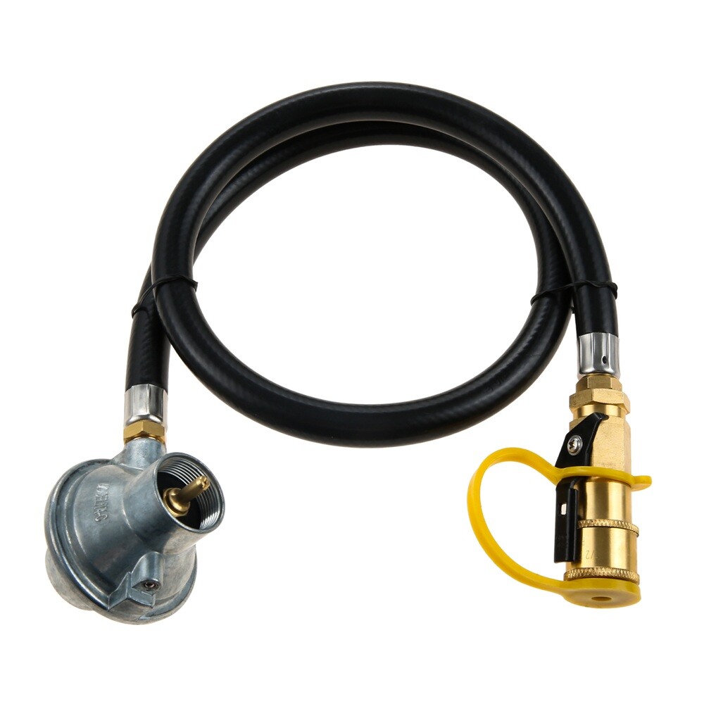 30" 1LB Propane Tank Gas Regulator Valve w 1/4 Quick Connect Valve For Stove gallery