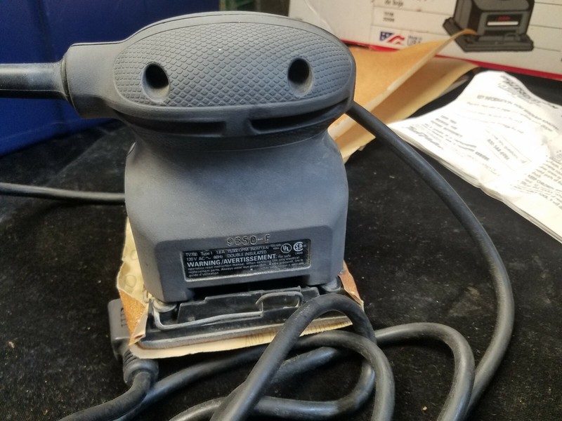 True Value 1/4 Sheet Palm Grip Sander TV700 In Box With Manual gallery
