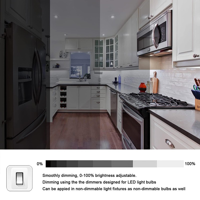 4Pcs LED E17 Bulb Microwave Oven Light 110V-130V 4W Natural White 6000K Lights gallery