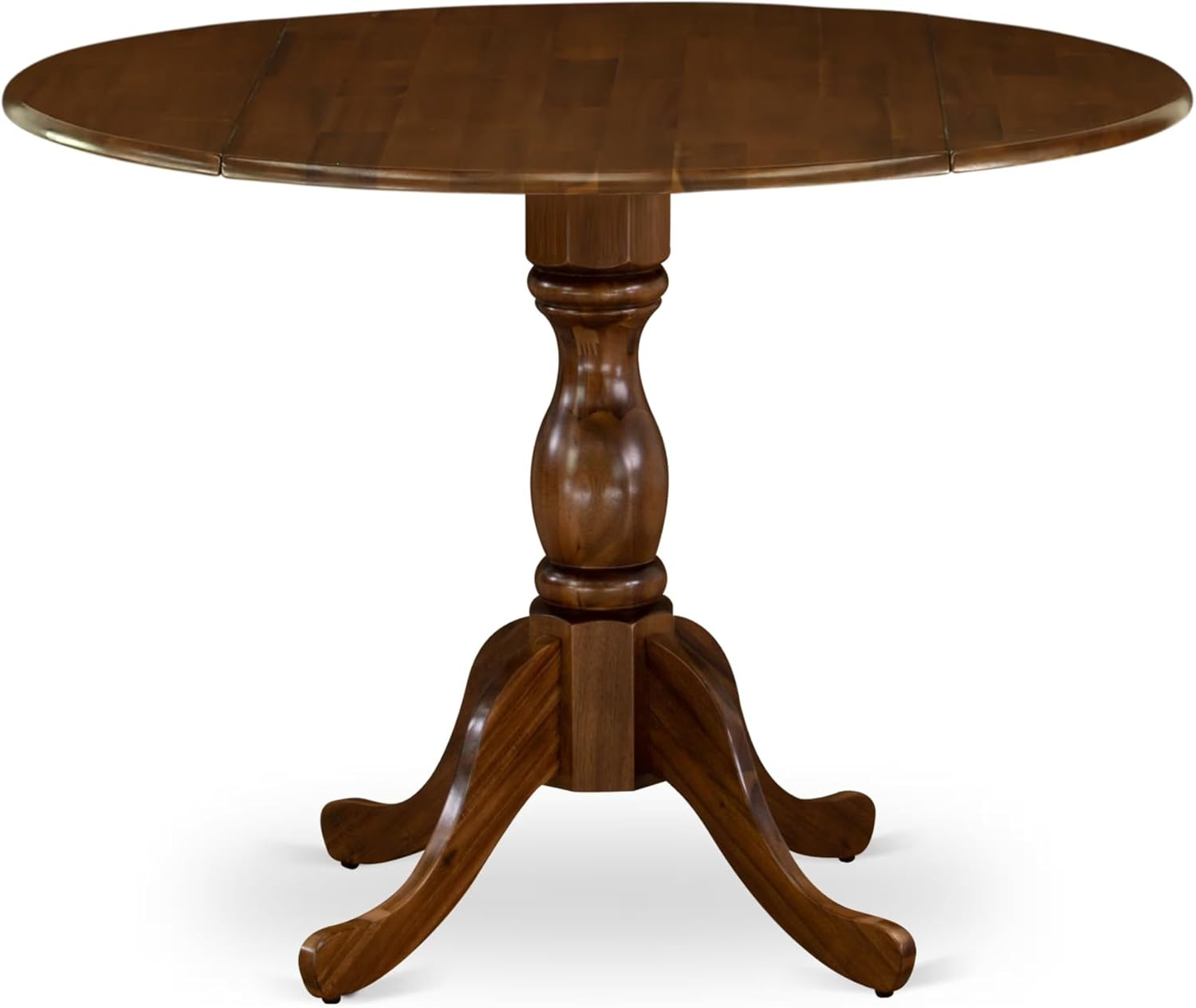Dublin Kitchen Dining Table - a round Wooden Table Top with Dropleaf & Pedestal gallery
