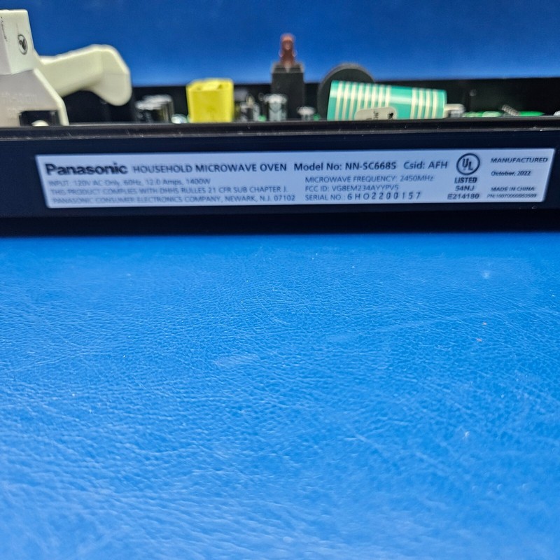Genuine Panasonic Microwave Touch Panel Assy # 17170000022135 gallery