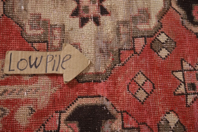 Antique Tribal Geometric Bakhtiari Area Rug 5'x9' Wool Hand-knotted Nomad Carpet gallery