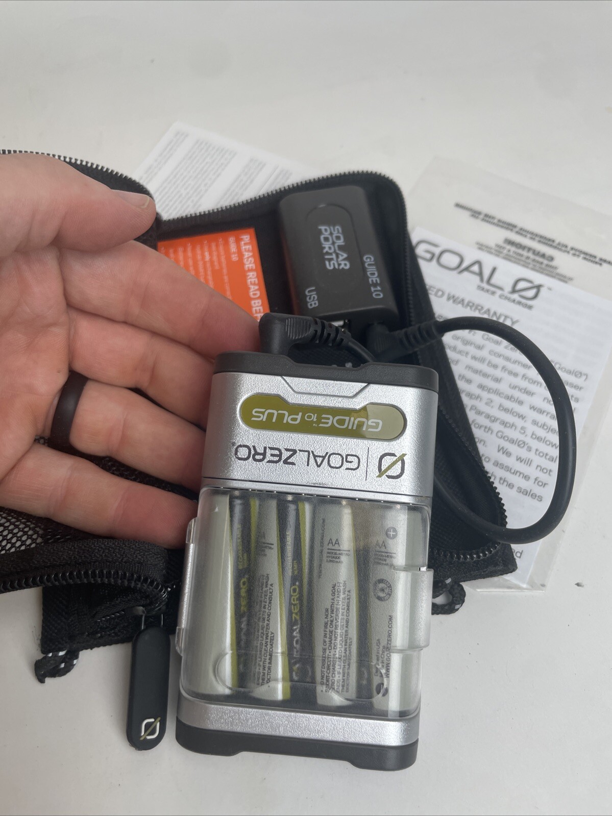 Goal Zero Guide 10 Plus Solar Charging Kit + NOMAD 7 Solar Panel gallery