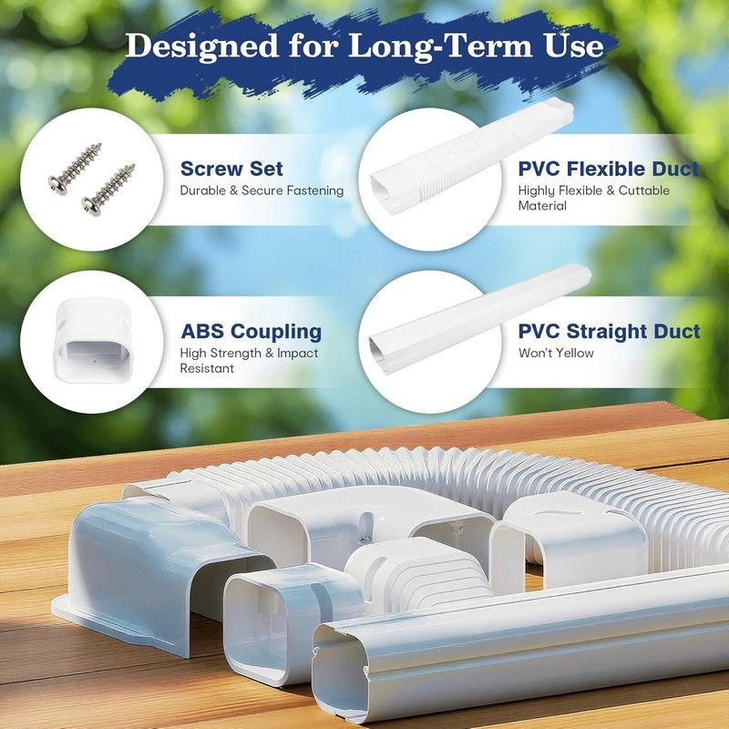 Mini Split Line Cover Kit - White gallery