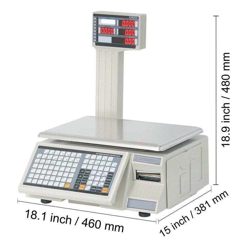 Electronic Price Computing Scale, 66 LB Digital Deli Weight Scales, LCD & LED gallery
