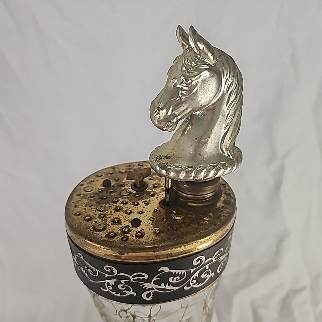 Decanter Alcohol Music Box Cowboy Boot Horse Head Unique Vintage "How Dry I Am" gallery