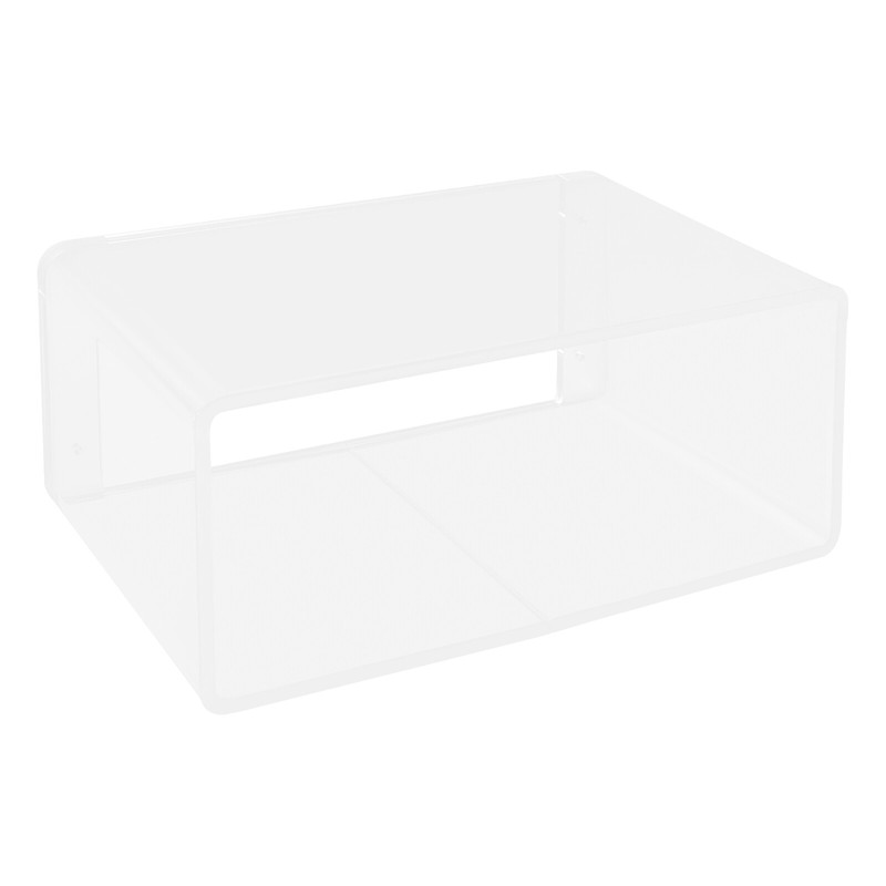 Wall-Mounted Bedside Table Acrylic Floating Nightstand No Assembly Required gallery