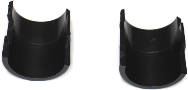 JSP Manufacturing 1" Diameter Post Wire Shelf Clips Shelving Medium, Black gallery