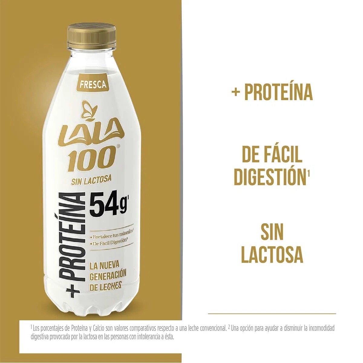 2 PACK LECHE LALA 100 + PROTEINA LACTOSE FREE 1 LITRO EACH * Free Shipping * gallery