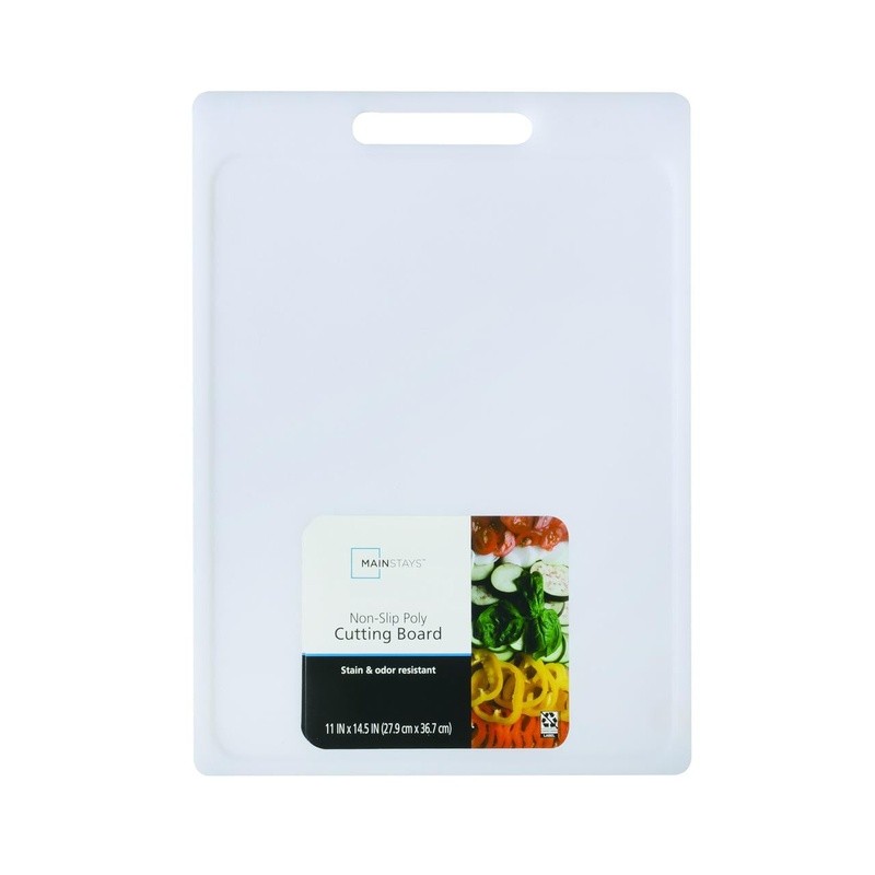 Durable Kitchen Cutting Board W/ Juice Grooves Anti-Slip Design Easy Handling US gallery