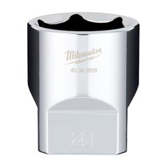 Milwaukee Tool 45-34-2028 Socketextension, Chr, 6P28mm, Chrm, 0.5In