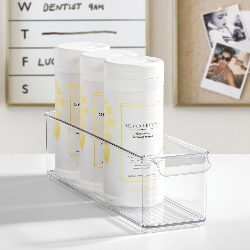 iDesign Stackable Fridge Storage Bin with Handle - Ideal for Fridge and Freezer, gallery