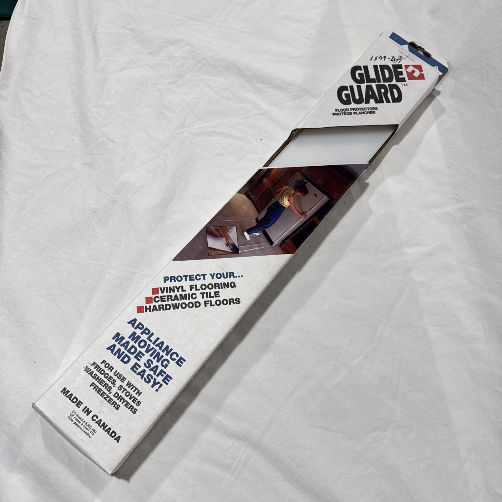 Glide n Guard Floor Protectors For Appliance Refrigerator 93001 Made In Canada gallery