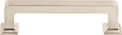 Top Knobs TK703BSN Ascendra Pull 3 3/4″ (c-c) Brushed Satin Nickel