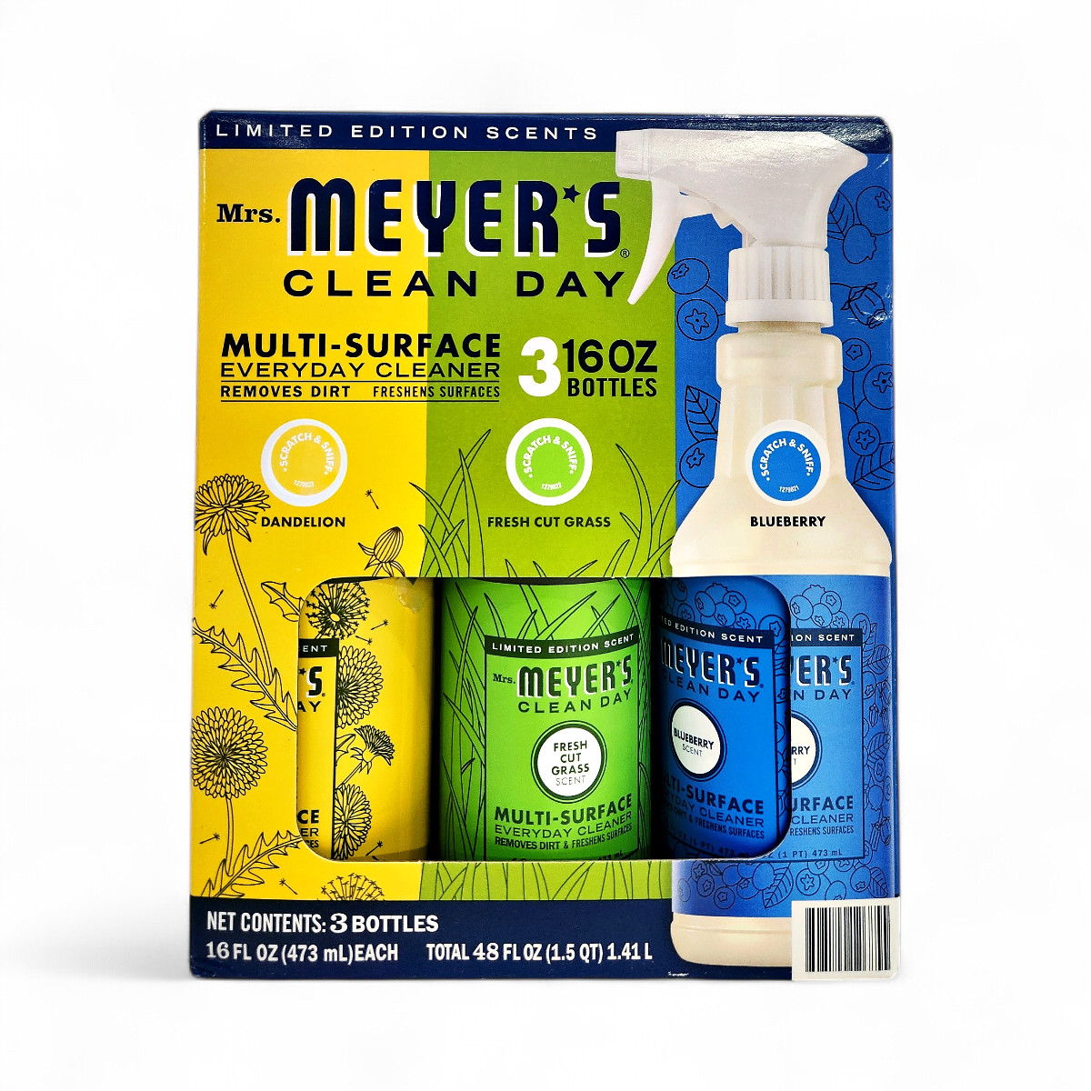 Mrs. Meyers Multi-Surface Cleaner Limited Edition Summer Scents 16oz 3-Pack gallery