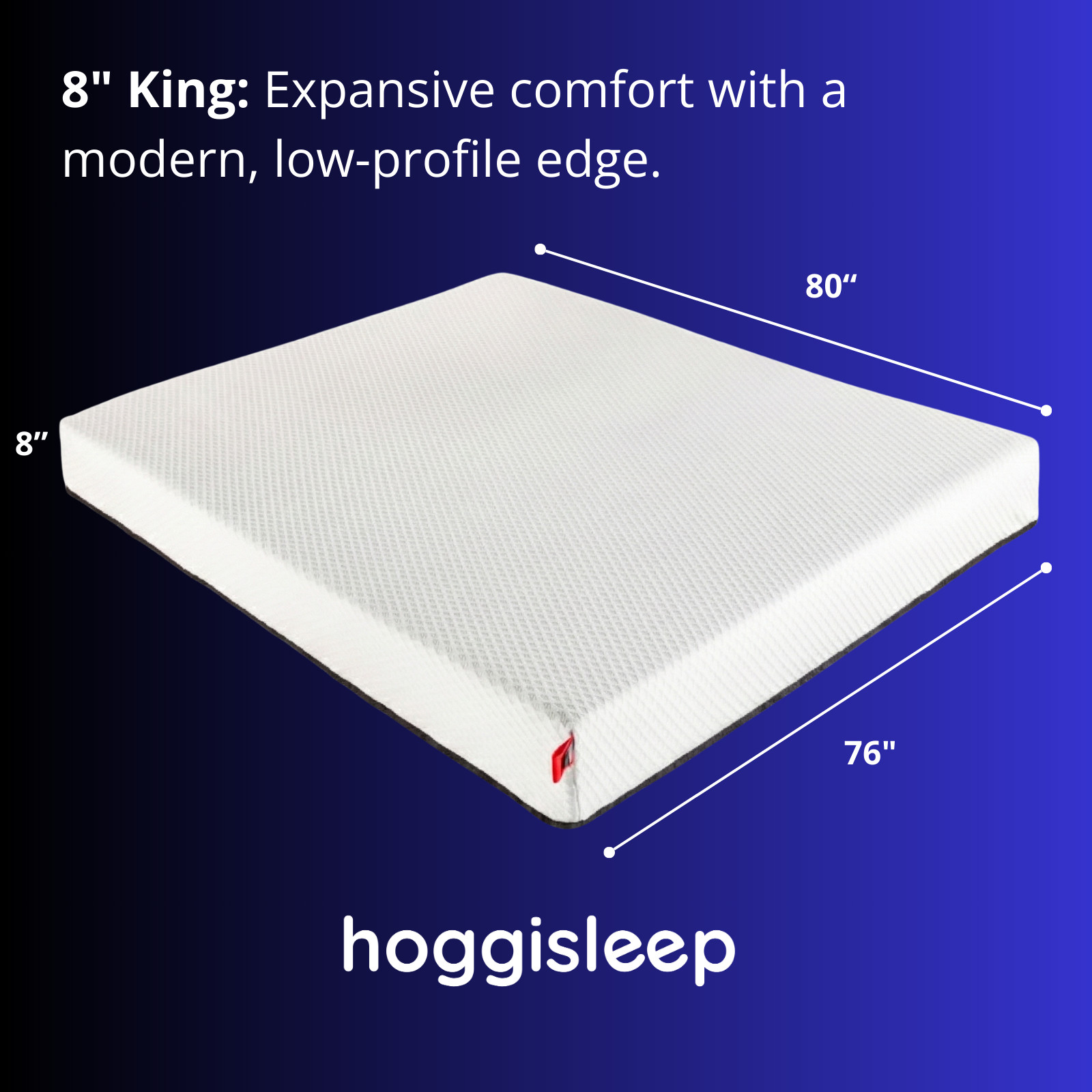 8" - 10" Memory Foam Mattress - Sizes: Twin, Full, Queen, King - hoggisleep NEW gallery
