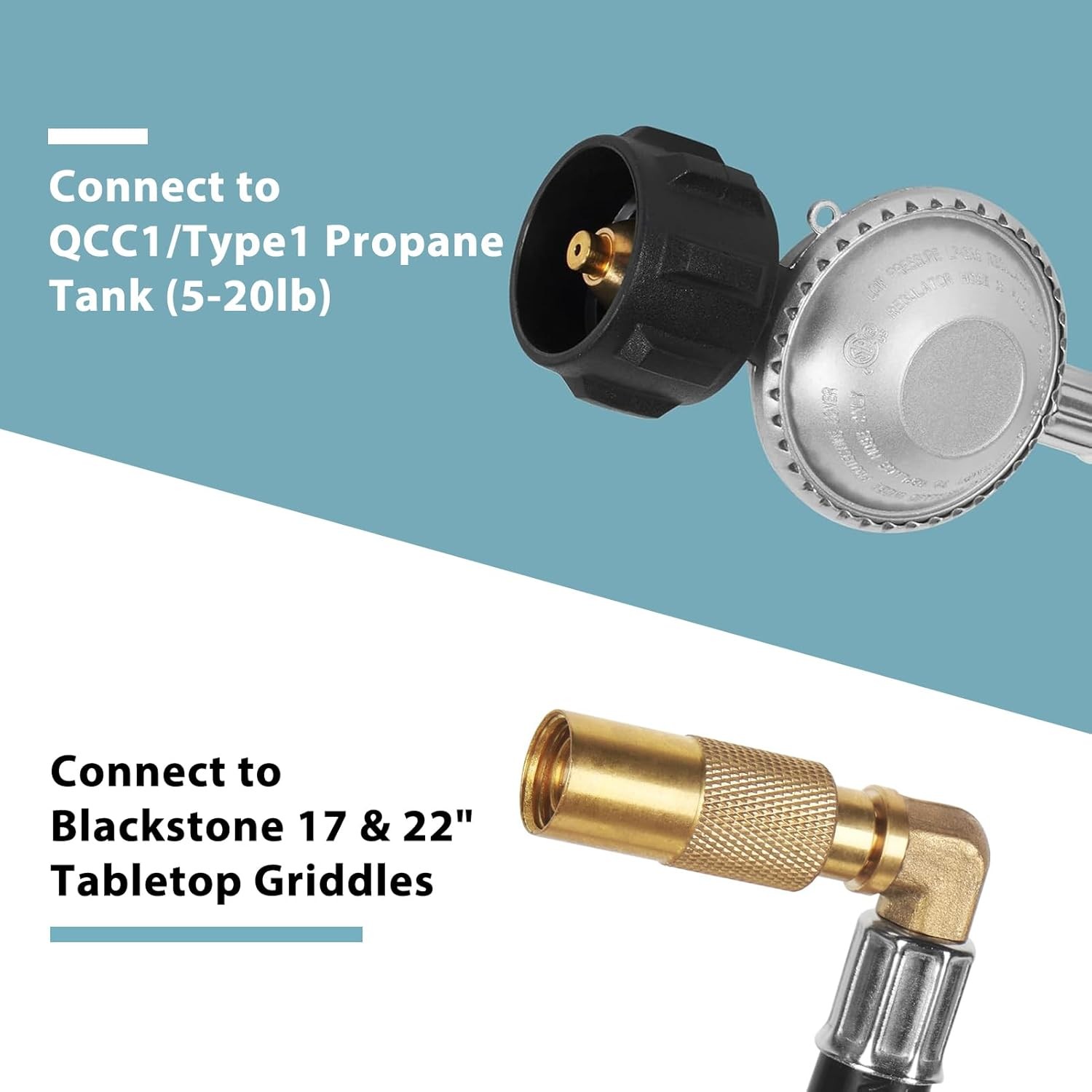 SHINESTAR 5ft Propane Regulator Hose for Blackstone 17 22 Inch Griddle gallery