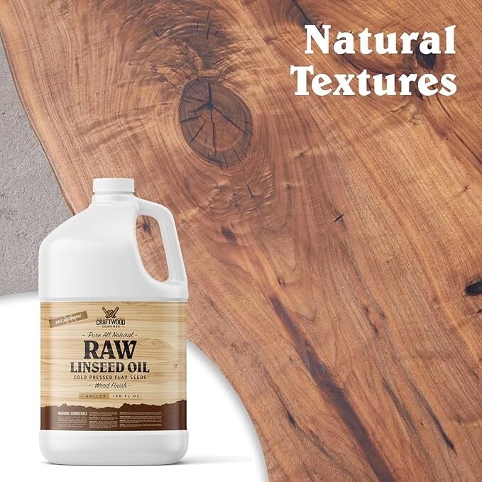 Premium Wood Enhancer | 1 Gal | Linseed Oil | Eco-Friendly | Rejuvenates Wood | gallery