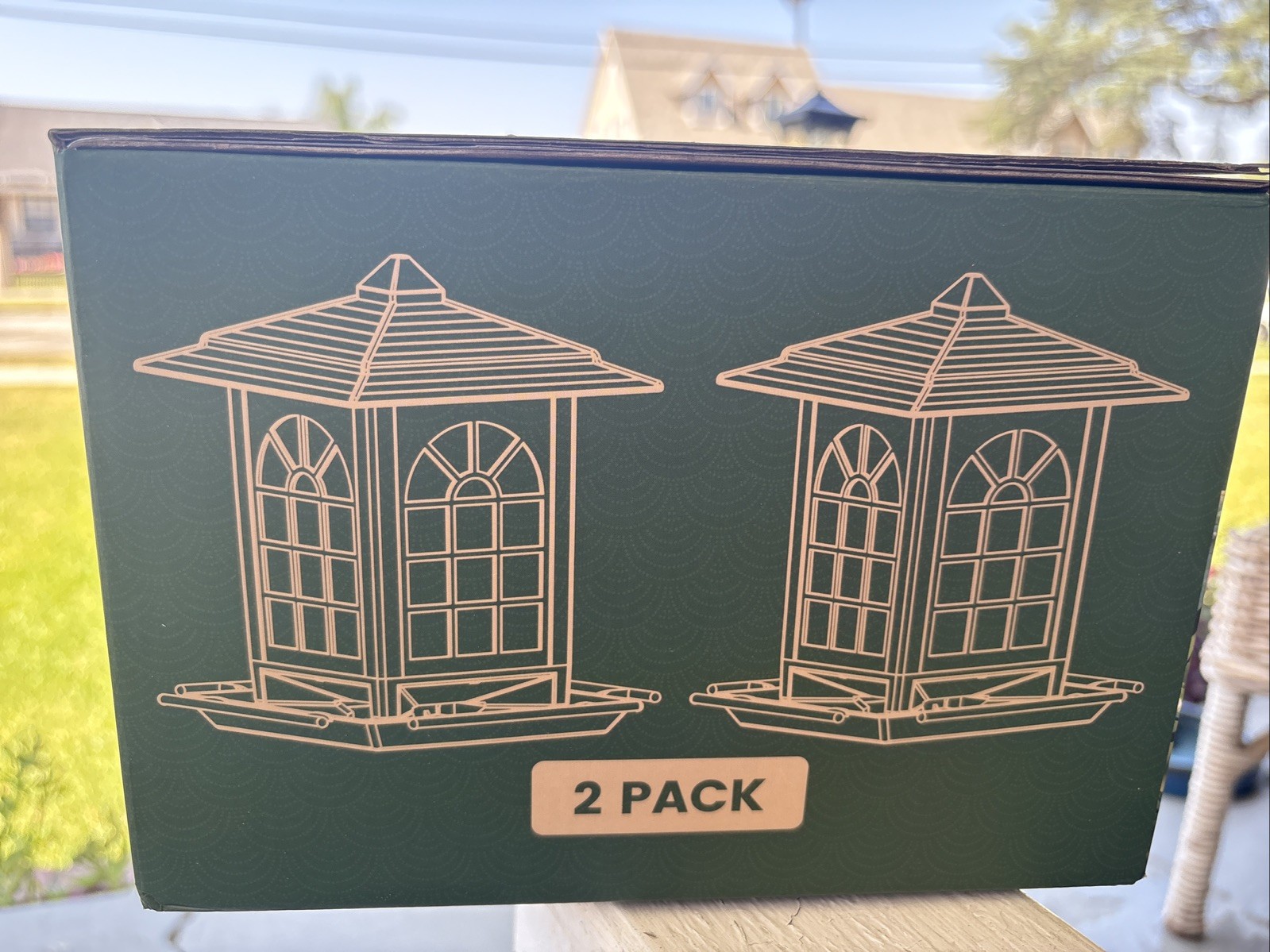 Birdream 2 Pack Bird Feeders for Outdoor Hanging, Classic Castle Design Fun gallery