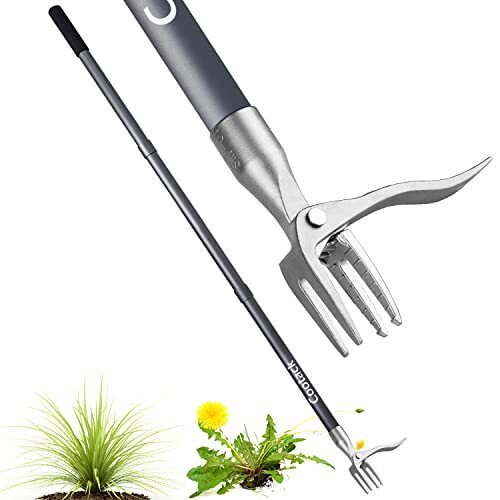 52'' Weed Puller Long Handle Stand-up Hand Weeder Stainless Steel Claw COOTACK gallery