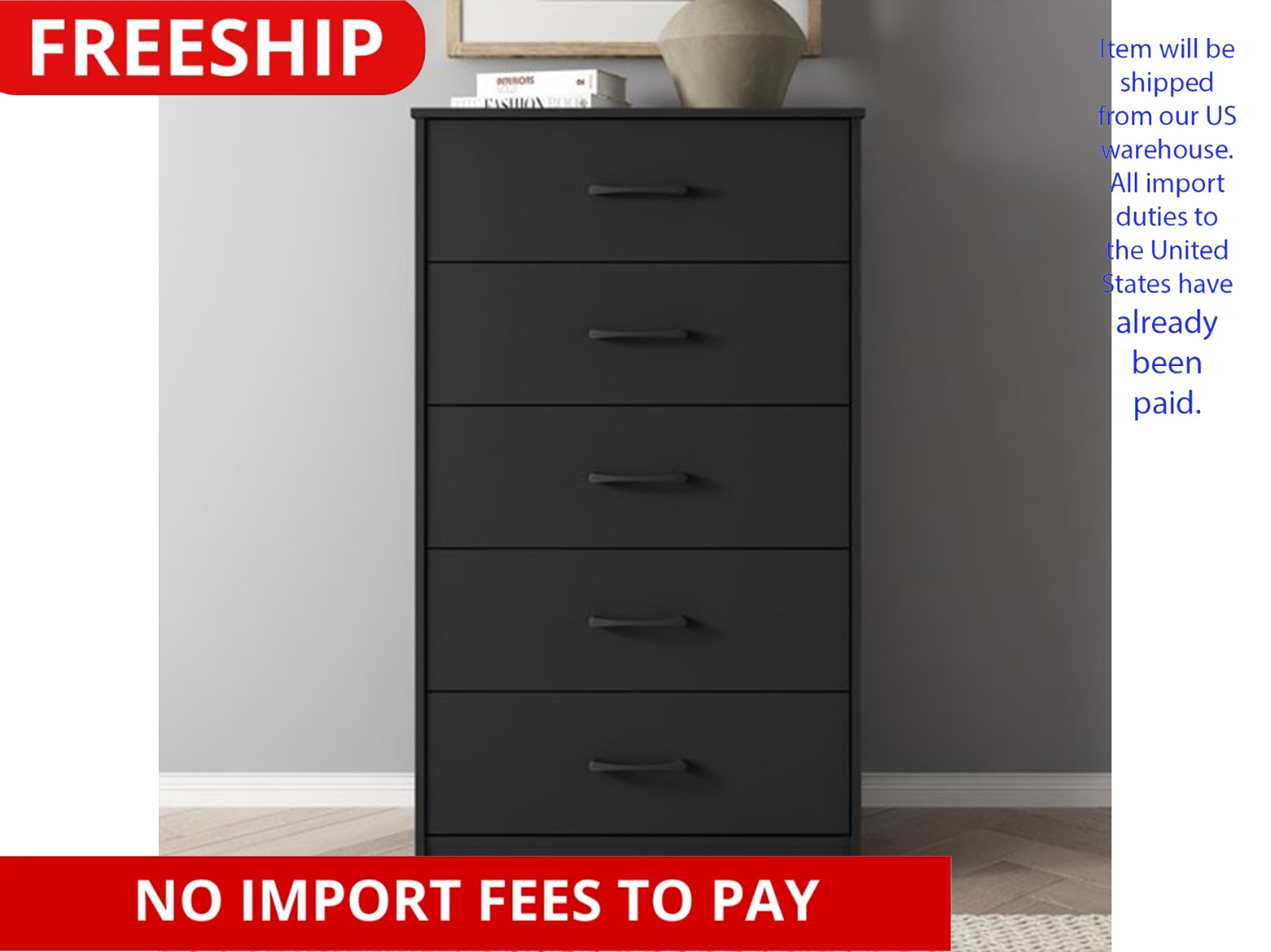 Mainstays Ardent 5 Drawer Dresser gallery
