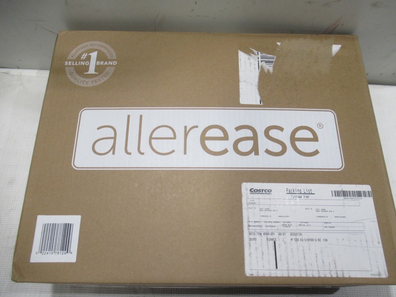 AllerEase Organic Cotton Mattress Pad - Blocks 99.9% of Allergens White KING gallery